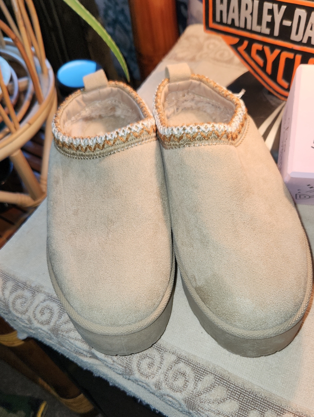 Mudd Wedge Slide Mules